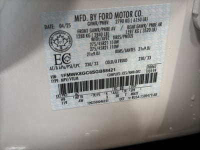 2025 Ford Explorer ST