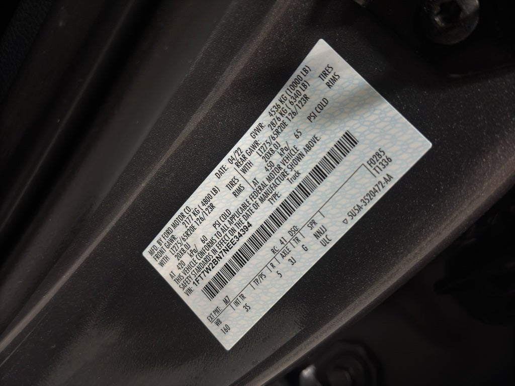 2022 Ford Super Duty F-250 SRW XL