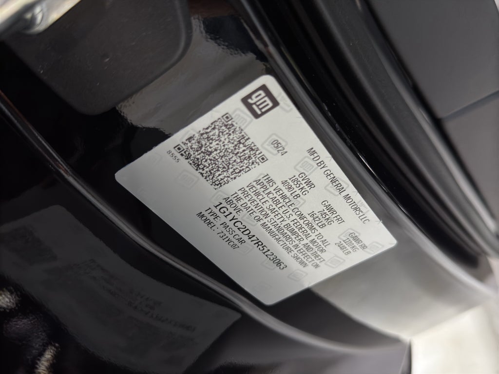 2024 Chevrolet Corvette Stingray 3LT