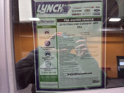 2019 Chevrolet Colorado 4WD ZR2