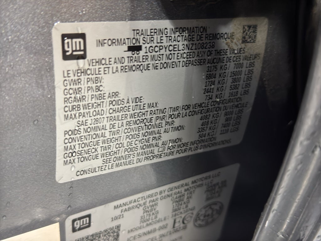 2022 Chevrolet Silverado 1500 LTD Custom Trail Boss