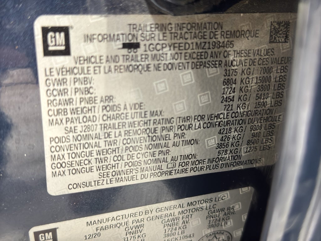 2021 Chevrolet Silverado 1500 LT Trail Boss