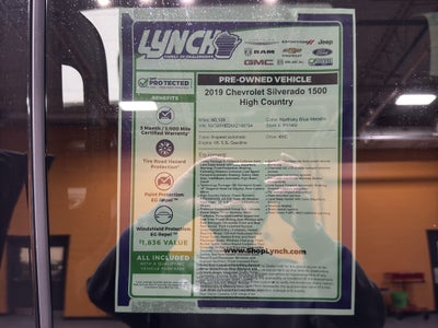 2019 Chevrolet Silverado 1500 High Country