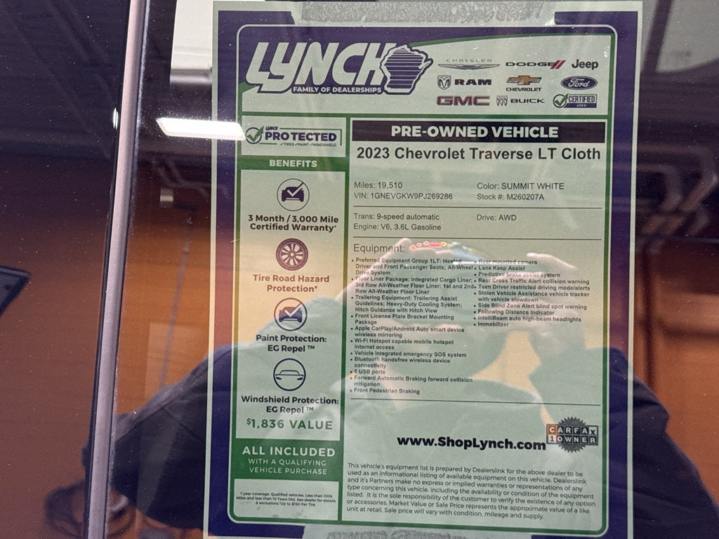 2023 Chevrolet Traverse LT Cloth