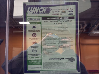 2022 Chevrolet Traverse High Country