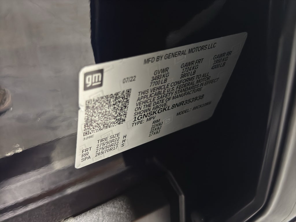 2022 Chevrolet Suburban High Country