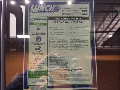 2024 GMC Sierra 2500 HD AT4X