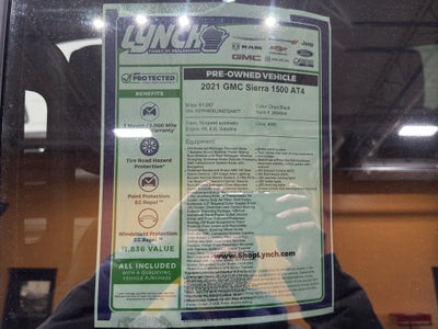 2021 GMC Sierra 1500 AT4