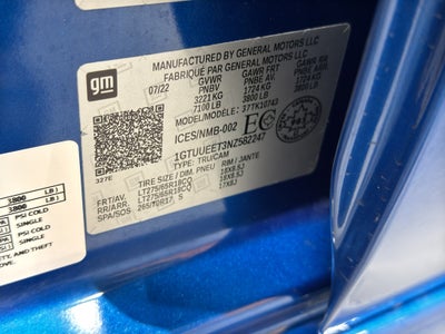 2022 GMC Sierra 1500 AT4