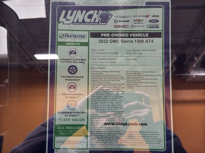 2022 GMC Sierra 1500 AT4