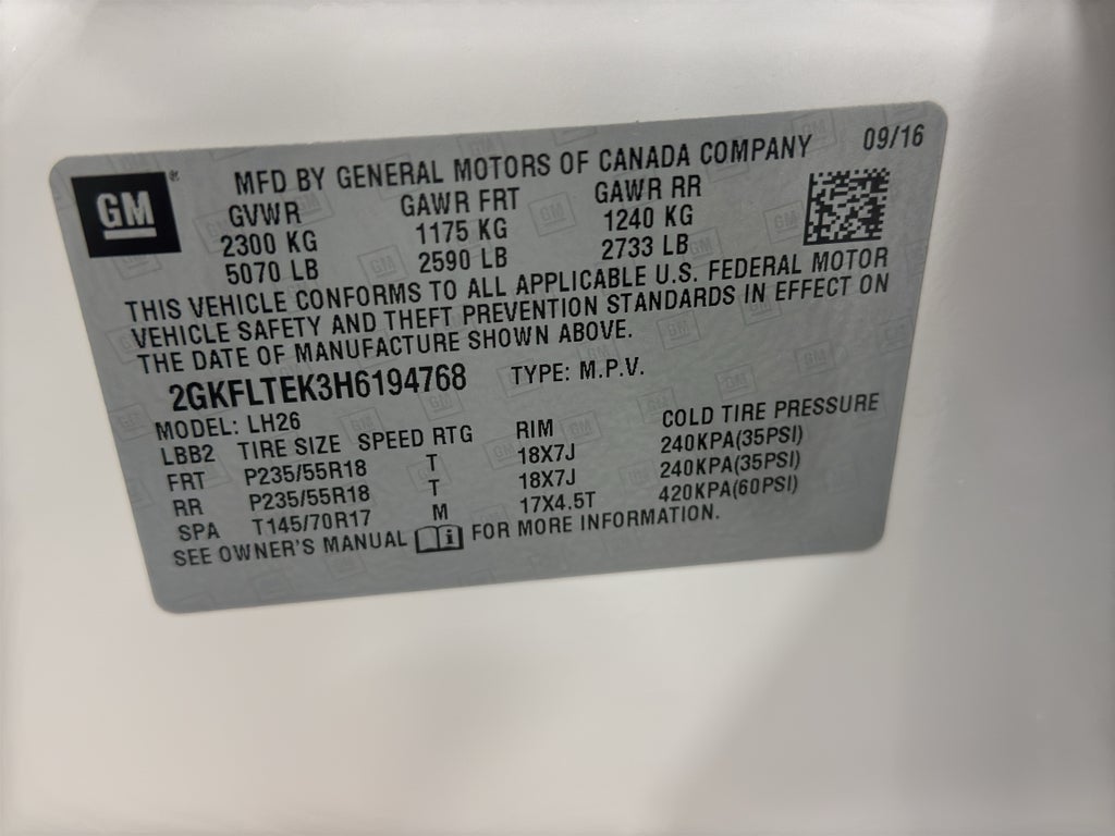 2017 GMC Terrain SLE