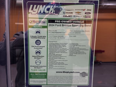 2024 Ford Bronco Sport Big Bend
