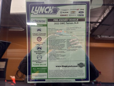 2022 GMC Terrain SLE