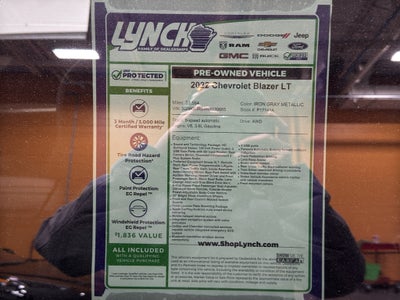 2022 Chevrolet Blazer 3LT