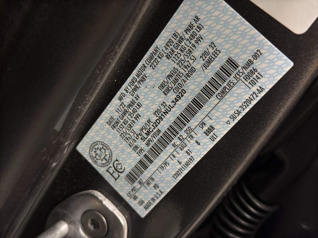 2022 Lincoln Corsair Reserve