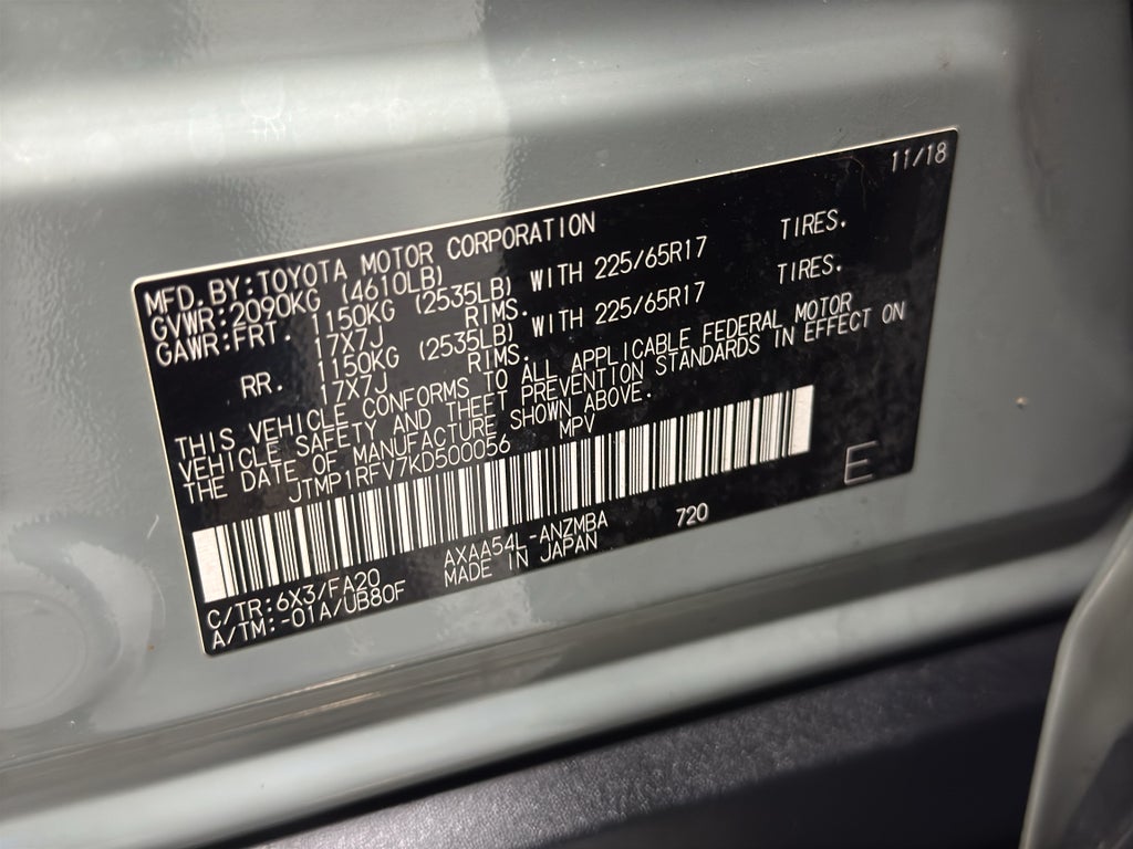 2019 Toyota RAV4 XLE