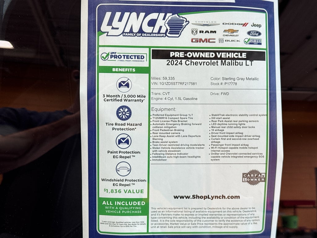 2024 Chevrolet Malibu 1LT