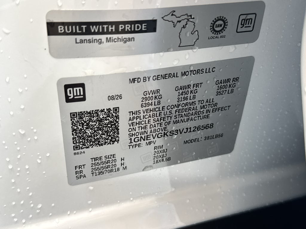 2027 Chevrolet Traverse LT