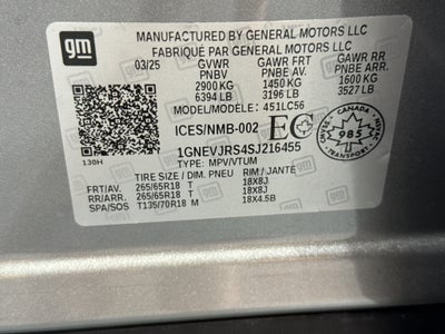 2025 Chevrolet Traverse Z71