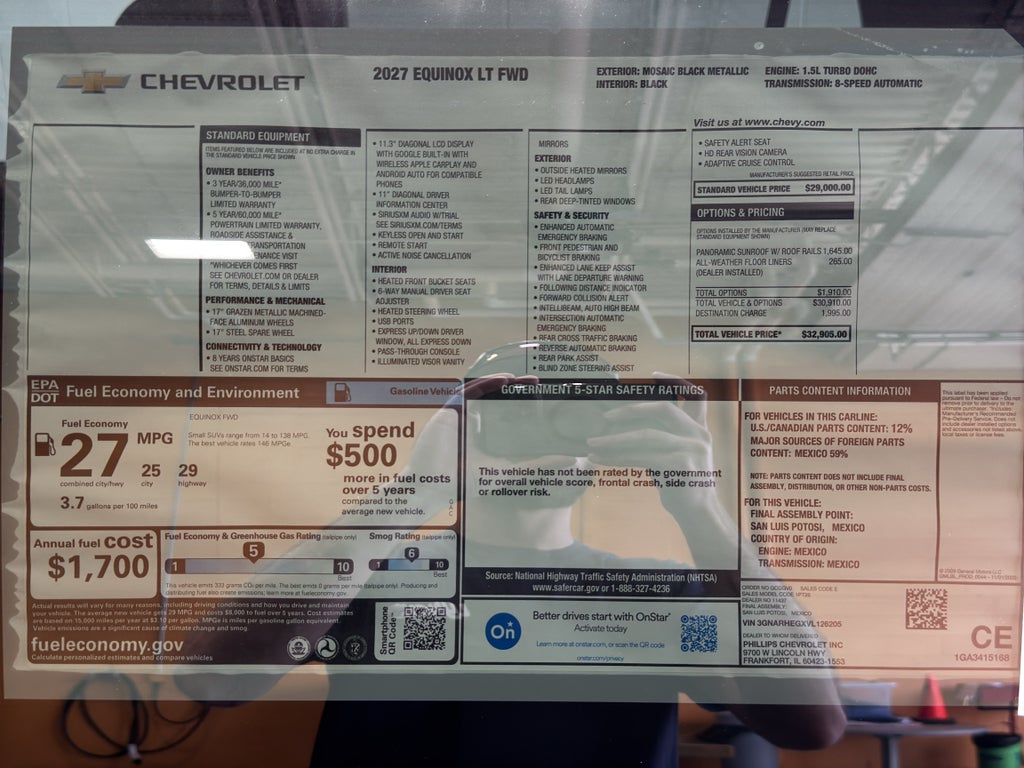 2027 Chevrolet Equinox LT