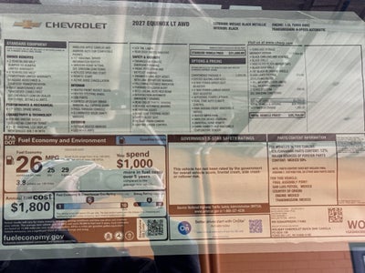 2027 Chevrolet Equinox LT