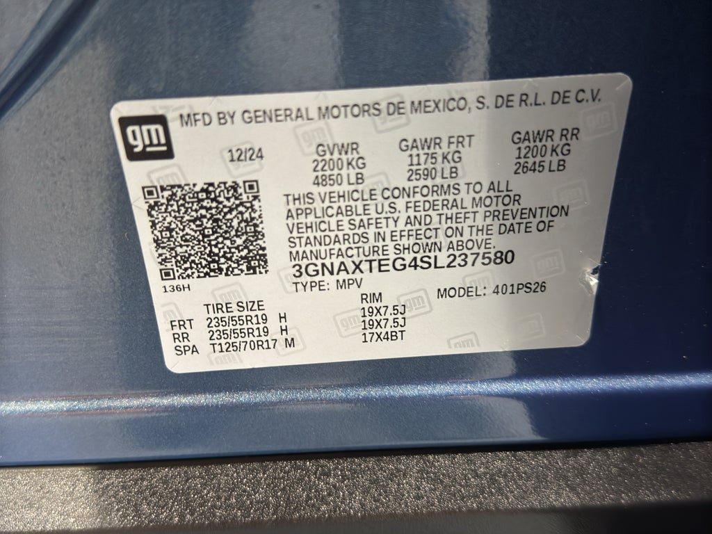 2025 Chevrolet Equinox RS