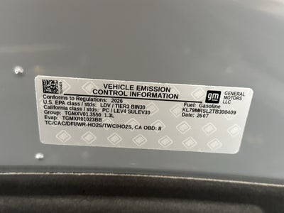 2026 Chevrolet Trailblazer LT