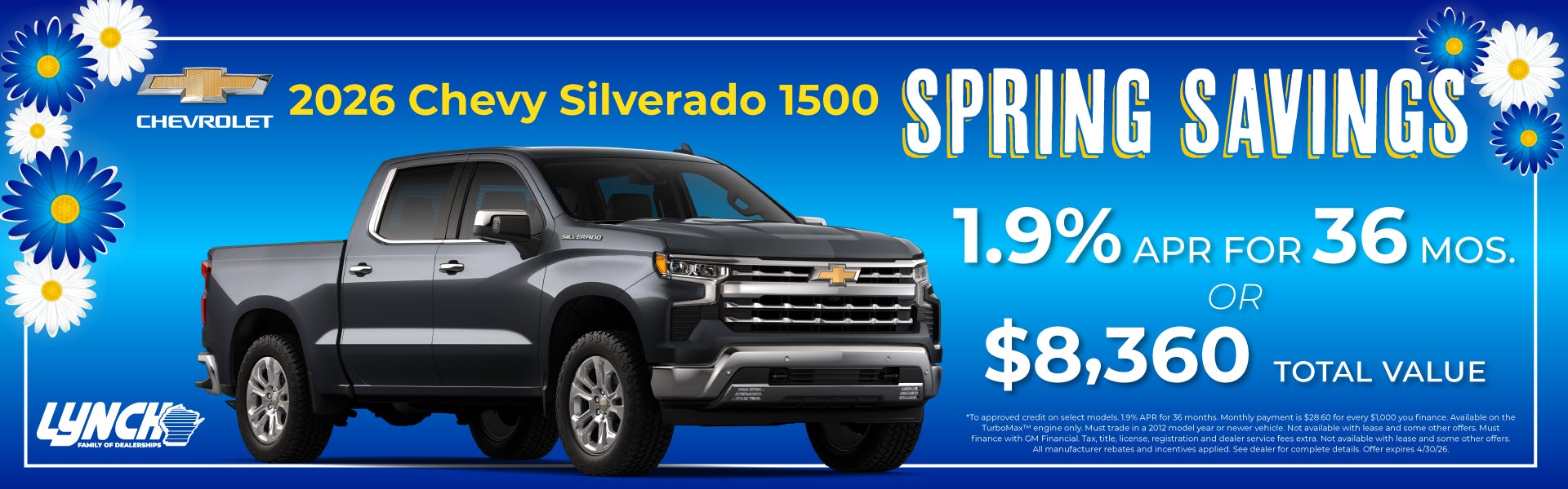 Chevy Silverado savings at Lynch
