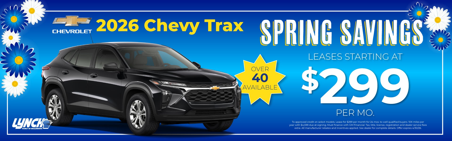 Chevy trax savings at Lynch