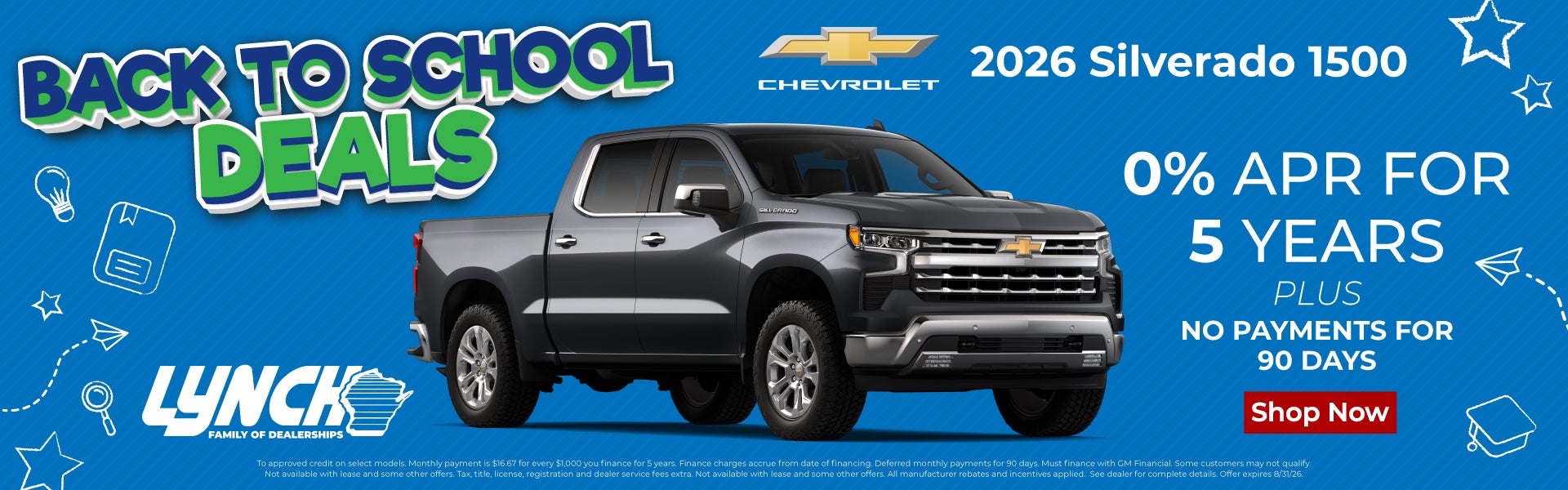 Back to School Silverado Offer
