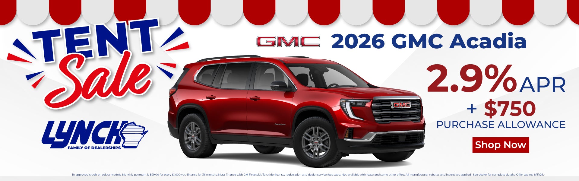 2026 GMC Terrain offer