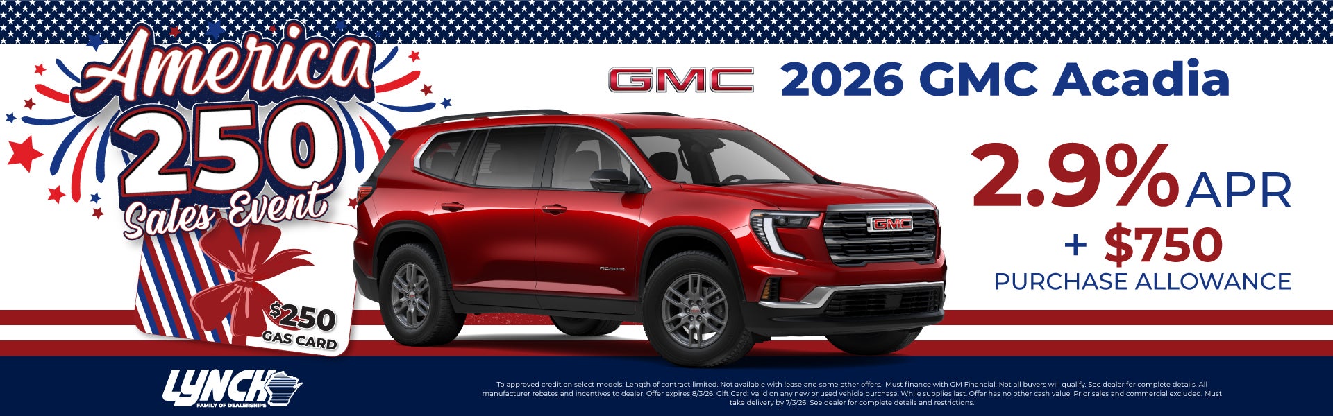 2026 GMC Acadia offer