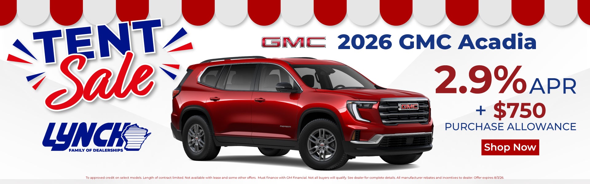 2026 GMC Acadia offer