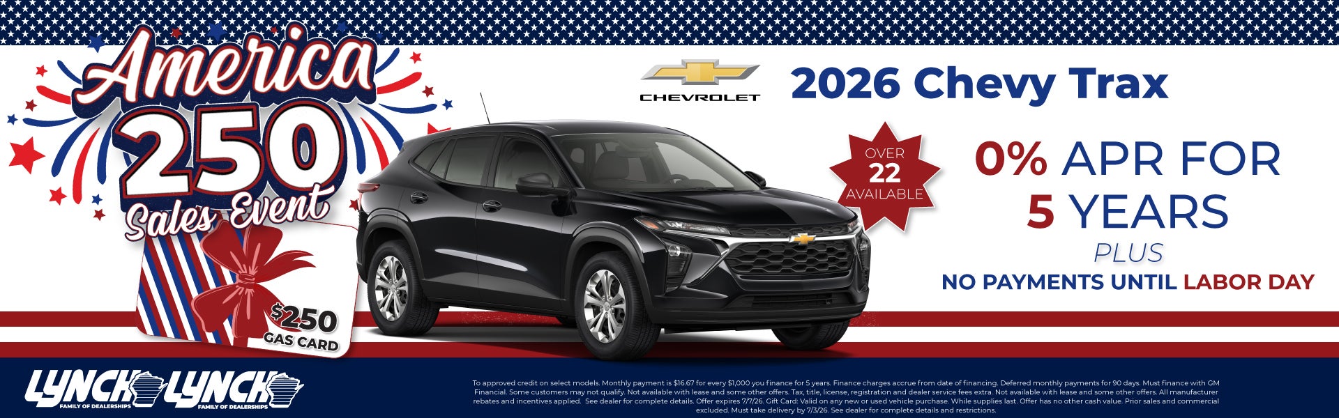 Chevy trax offer at lynch burlington