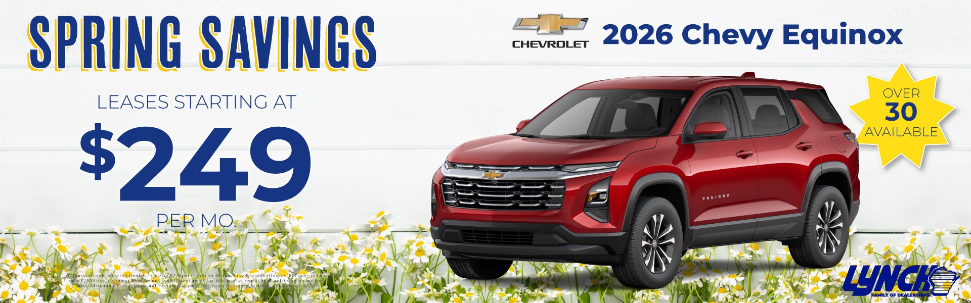 Lynch Burlington Chevy Equinox offer