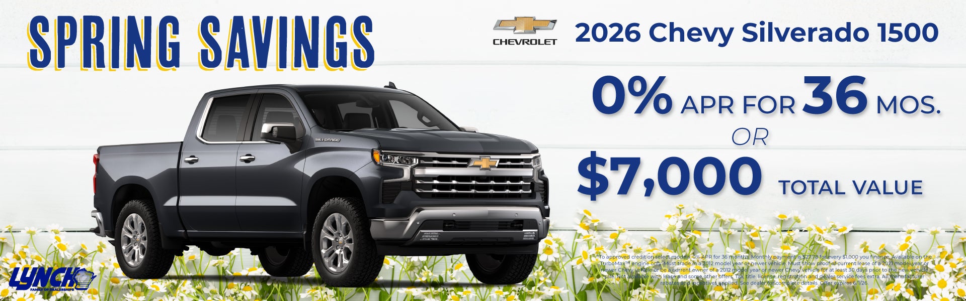 Lynch Burlington Chevy Silverado Offer