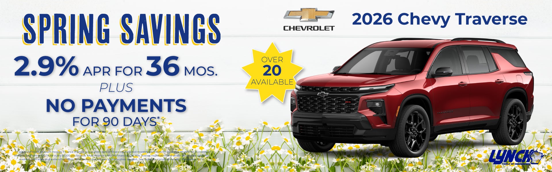 Lynch Burlington Chevy Traverse Offer