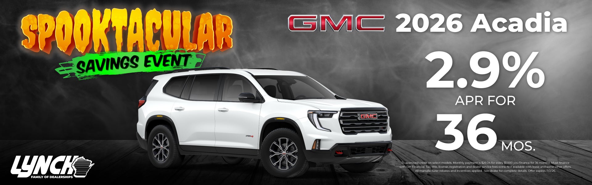 Lynch GM Superstore Acadia Offer