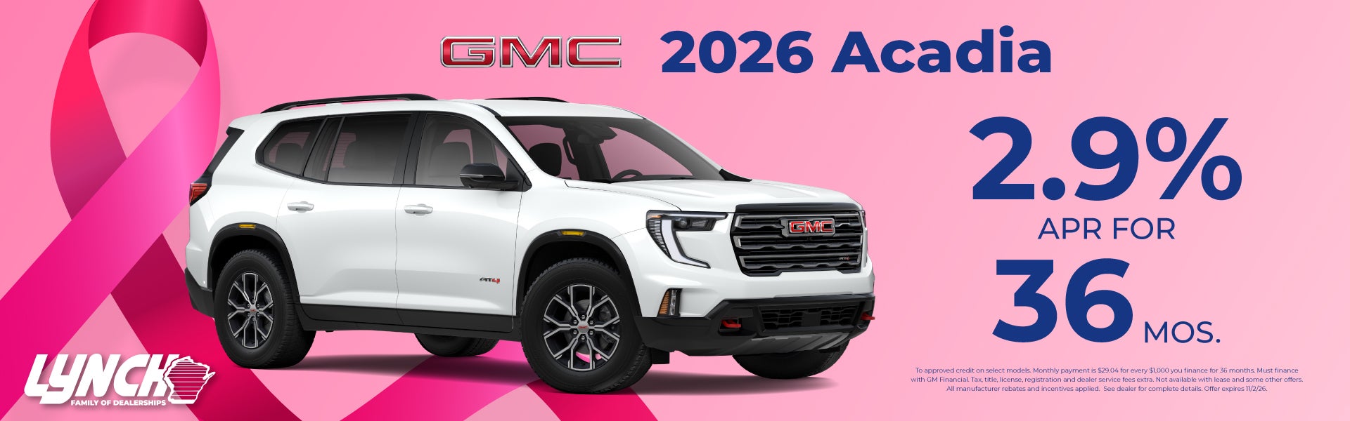 Lynch GM Superstore Acadia Offer