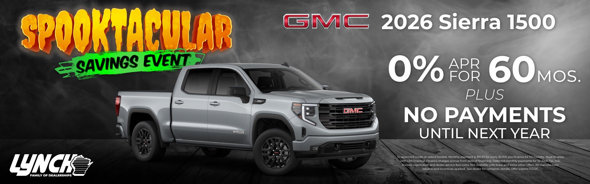 Lynch GM Superstore sierra offer