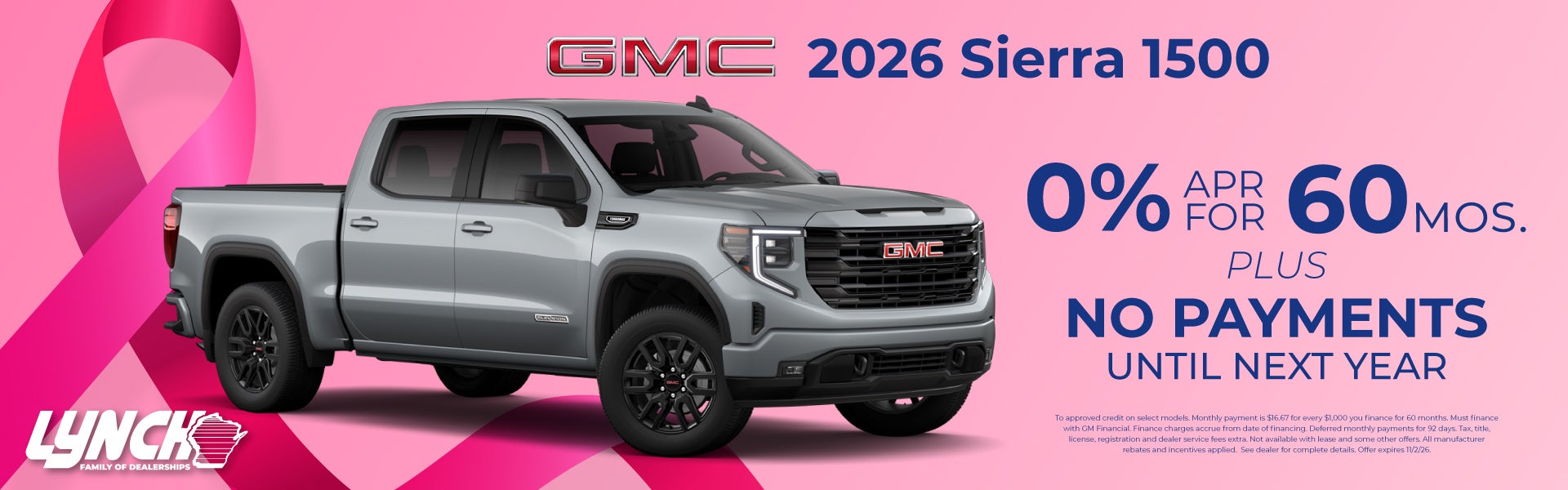Lynch GM Superstore sierra offer