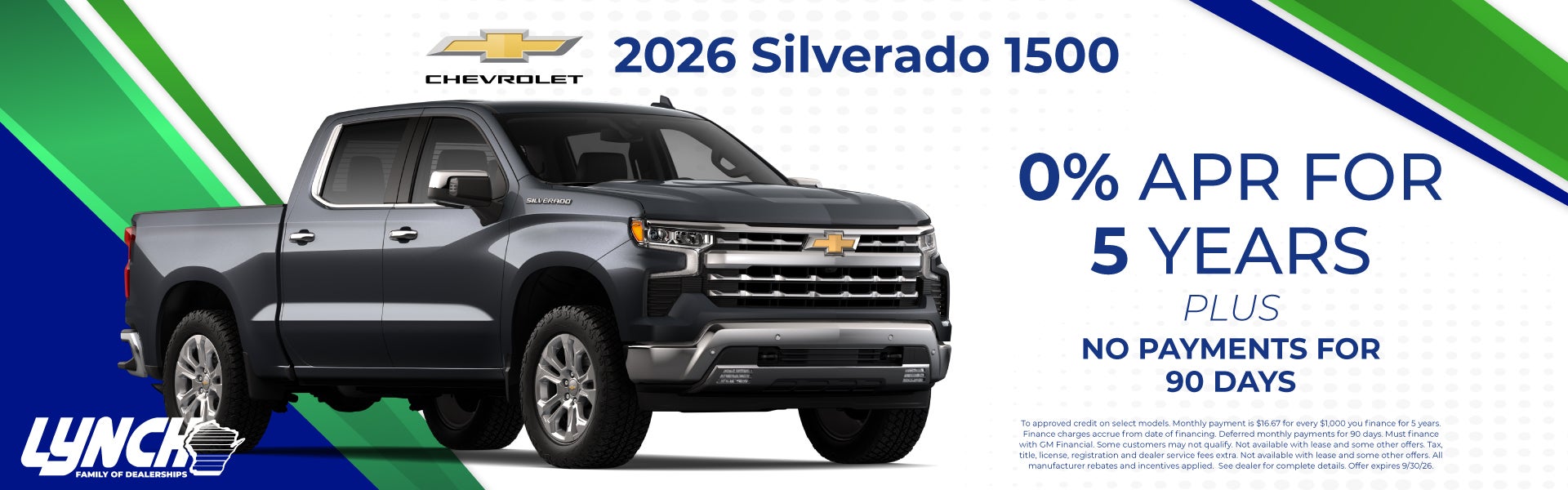 Lynch Burlington Chevy Silverado Offer