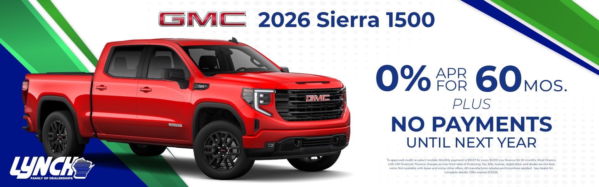 Lynch Burlington GMC Sierra offer