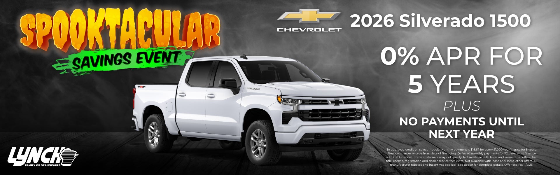 Lynch GM Superstore Silverado offer