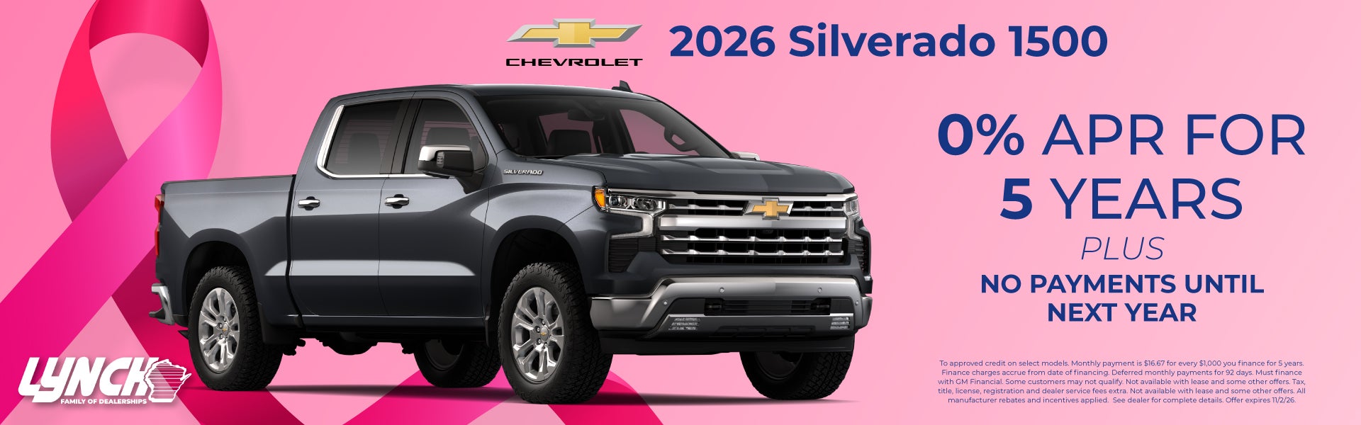 Lynch GM Superstore Silverado offer