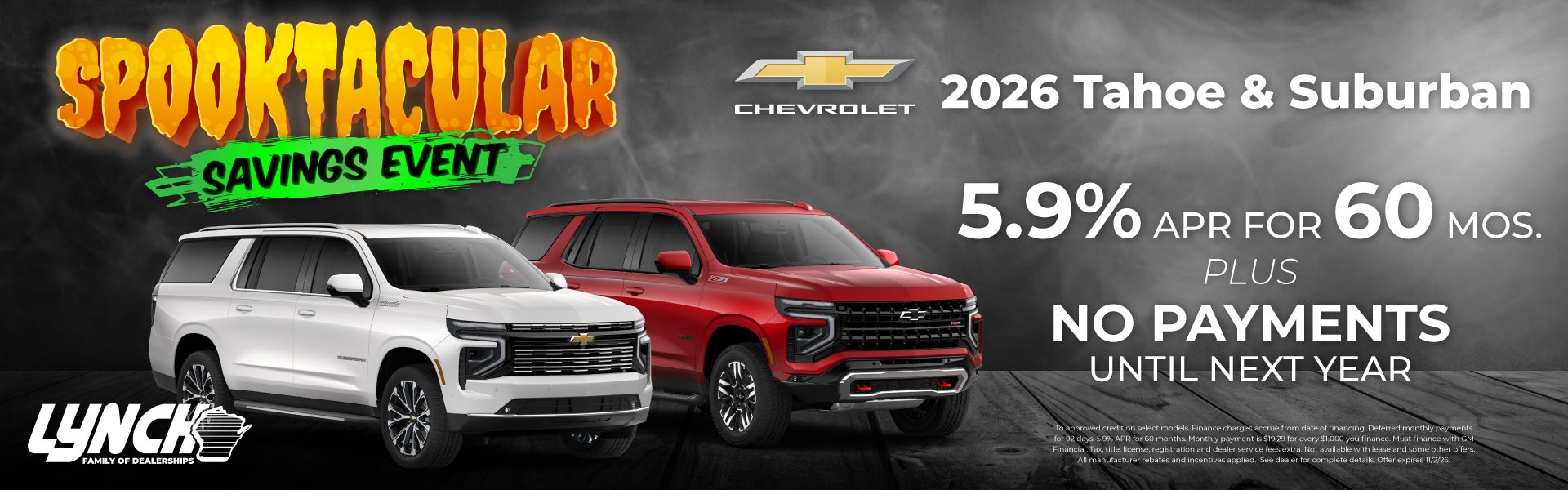 Lynch GM superstore tahoe offer