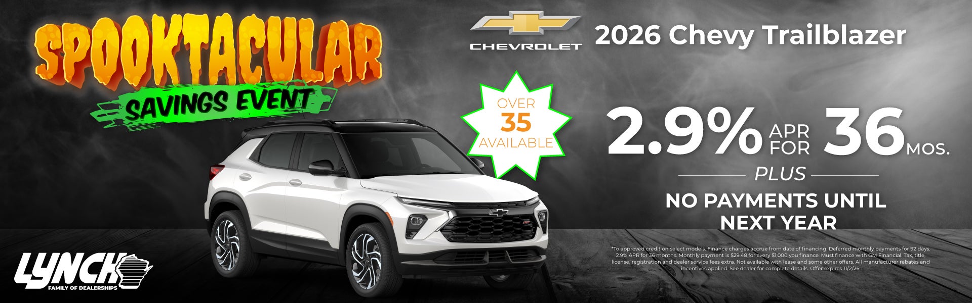 Lynch GM Superstore Trailblazer offer