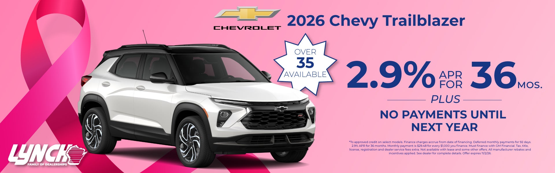 Lynch GM Superstore Trailblazer offer